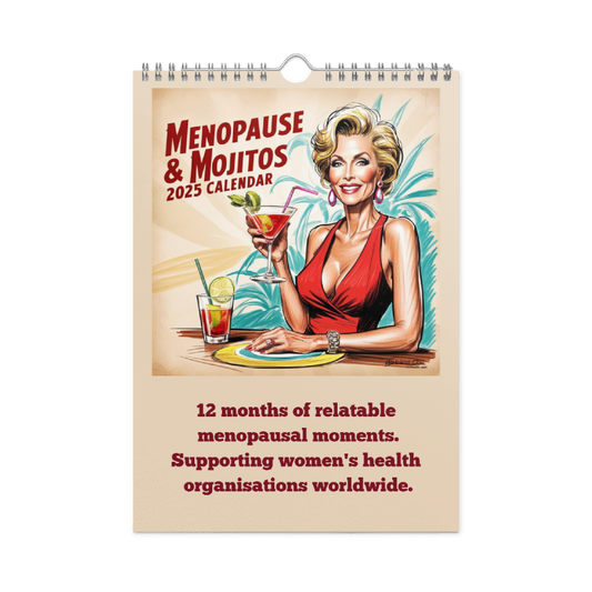 Wall calendar (2025) Menopause & Mojitos, 12 months of relatable menopause moments!